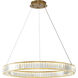 Canada LED 31.5 inch Gold Chandelier Ceiling Light